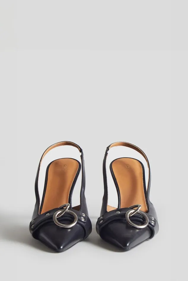 SID HARNESS HEEL 8211 BLACK Women R13 Shoes