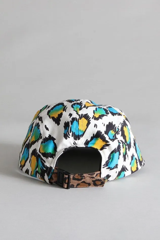 Skater Cap 8211 Multicolor Leopard With Grey Plaid Women R13 Accessories