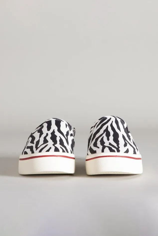 SLIP ON SNEAKER 8211 ZEBRA Men R13 Footwear