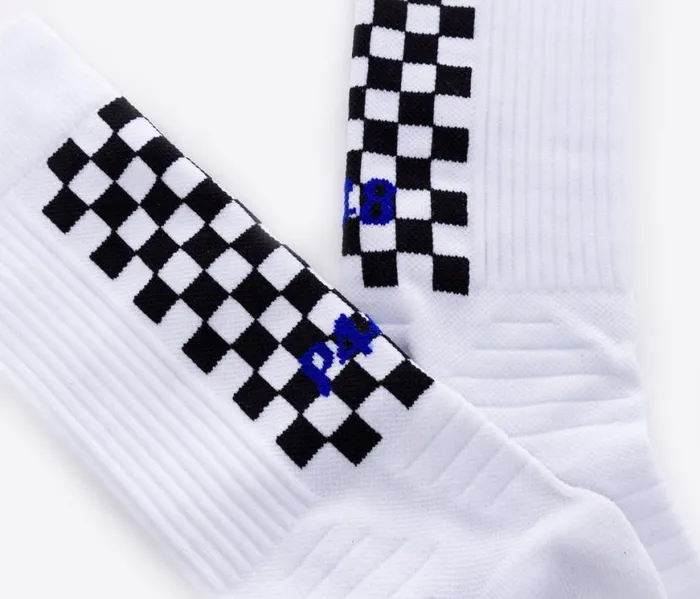 Socks WhiteCheck WomenMen P448 Accessories Socks WhiteCheck WomenMen P448 Accessories