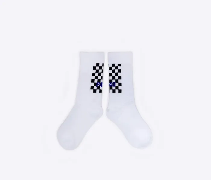 Socks WhiteCheck WomenMen P448 Accessories Socks WhiteCheck WomenMen P448 Accessories