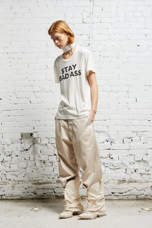 STAY BADASS BOY T 8211 ECRU Women R13 Tops