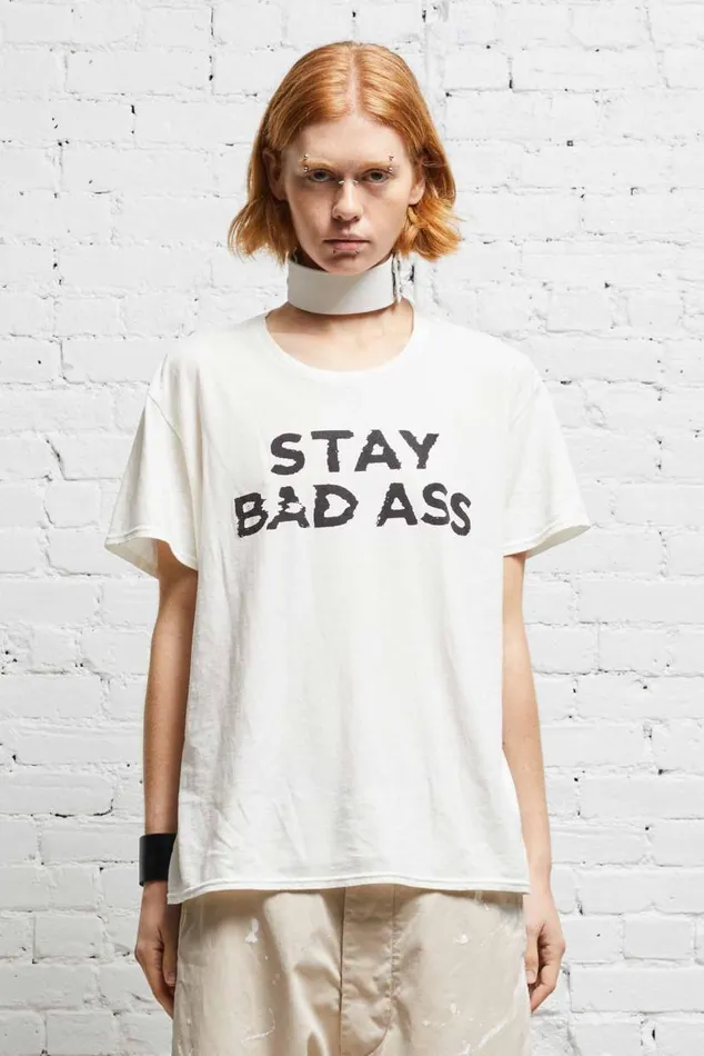 STAY BADASS BOY T 8211 ECRU Women R13 Tops