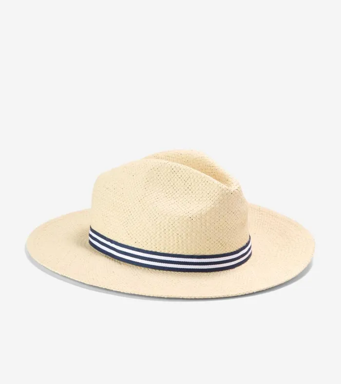 Straw Fedora Natural MenWomen Cole Haan Hats