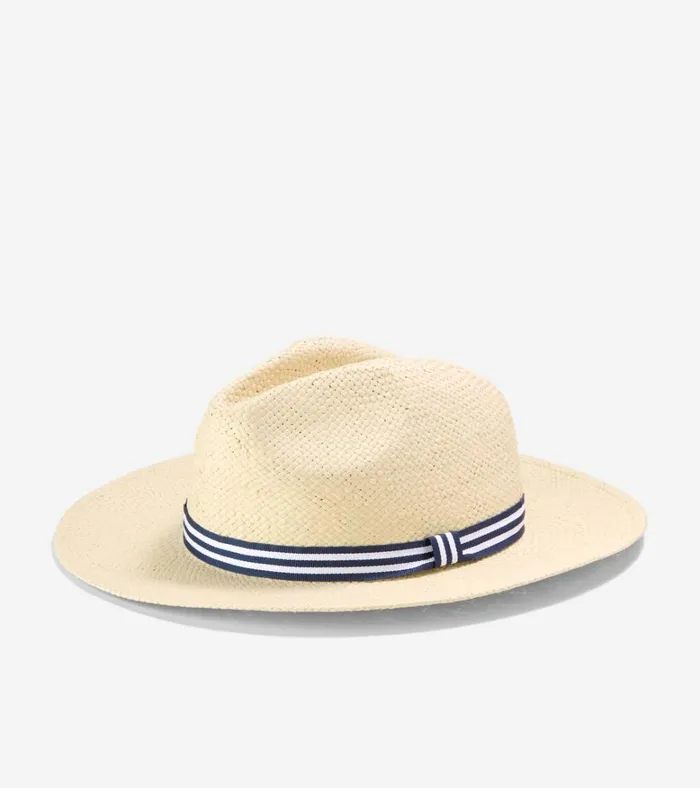 Straw Fedora Natural MenWomen Cole Haan Hats