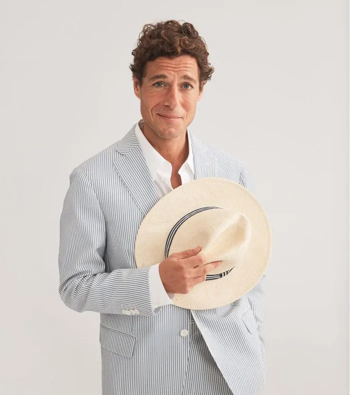 Straw Fedora Natural MenWomen Cole Haan Hats