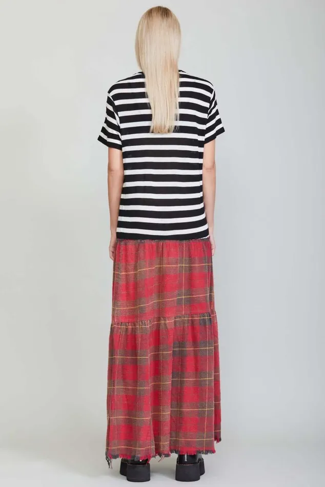 STRIPE COMBO DRESS Women R13 Dresses and Skirts