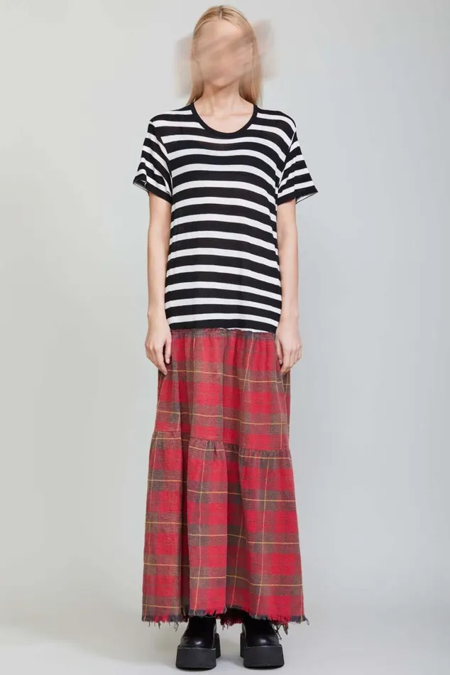 STRIPE COMBO DRESS Women R13 Dresses and Skirts