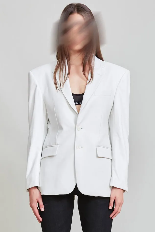 Strong Shoulder Notch Lapel Blazer Official Site Women R13 Jackets and Coats