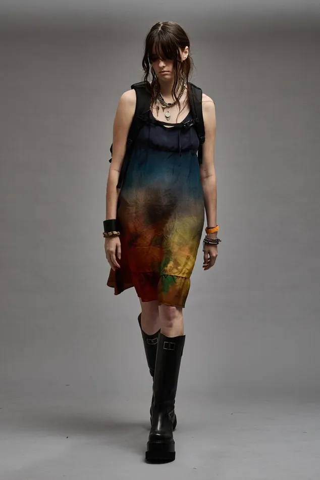 TANK SLIP 8211 TIEDYE PRINT Women R13 Dresses and Skirts