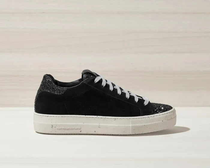 Thea Recycled BlackGun Women P448 Low Tops