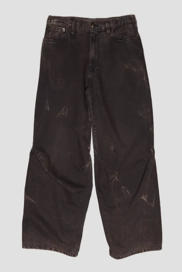 TINA ARTICULATED JEAN 8211 RUSSEL ACID BLACK Women R13 Denim