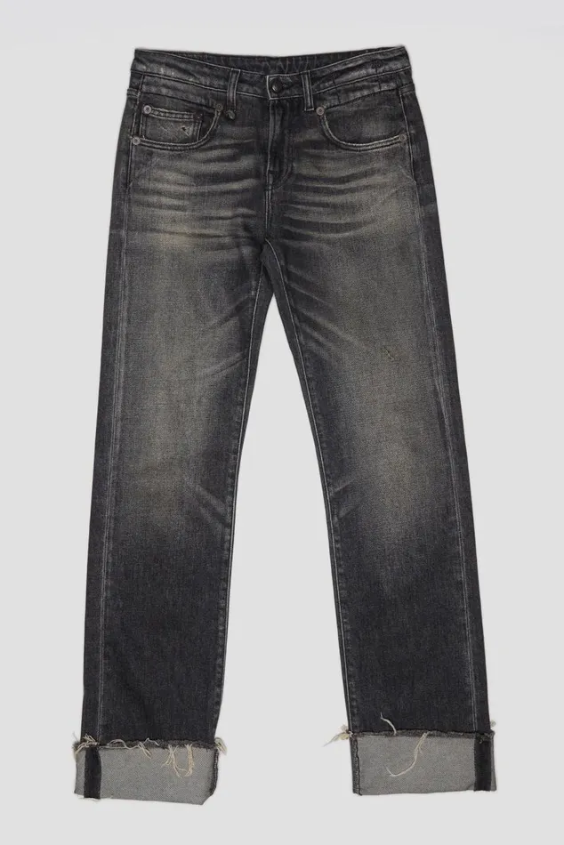 TOBI BOY JEAN 8211 ABBEY BLACK Women R13 Denim