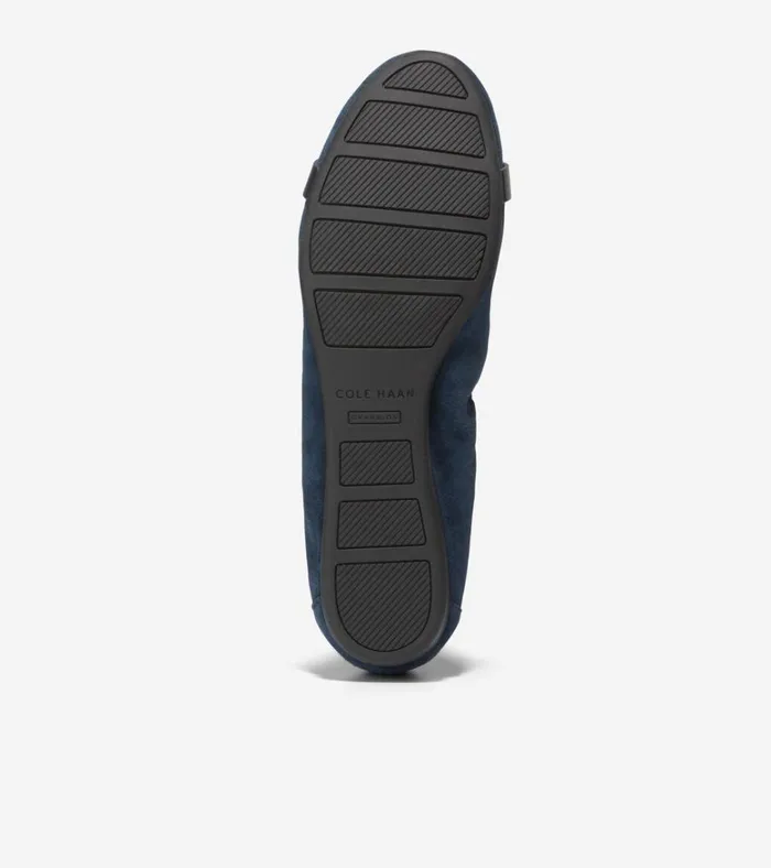 Tova Bow Ballet Flats Navy Blazer Women Cole Haan Flats and SlipOns