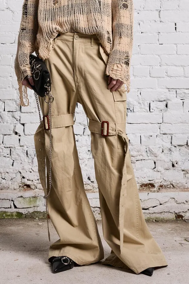 TRENCH CARGO 8211 LIGHT KHAKI Women R13 Pants and Shorts