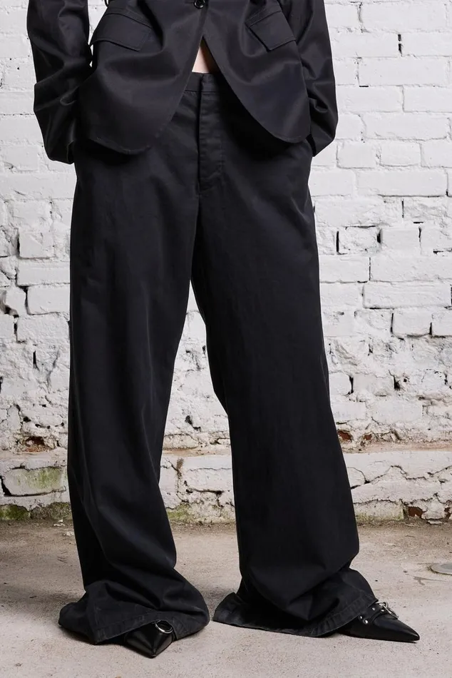 TRENCH TROUSER 8211 BLACK Women R13 Pants and Shorts