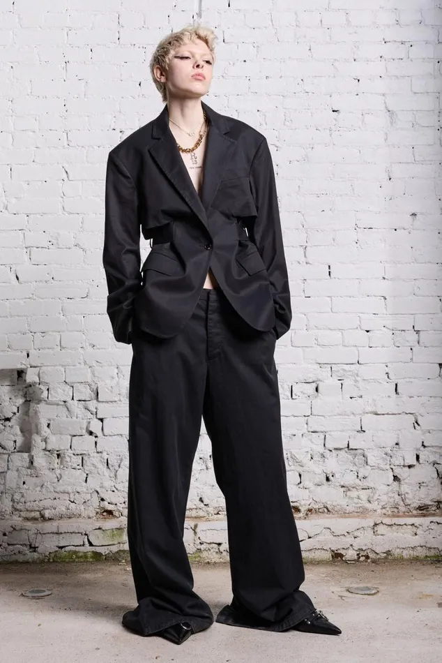 TRENCH TROUSER 8211 BLACK Women R13 Pants and Shorts