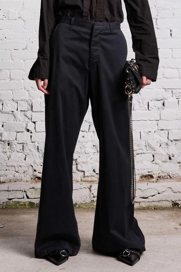 TRENCH TROUSER 8211 BLACK Women R13 Pants and Shorts