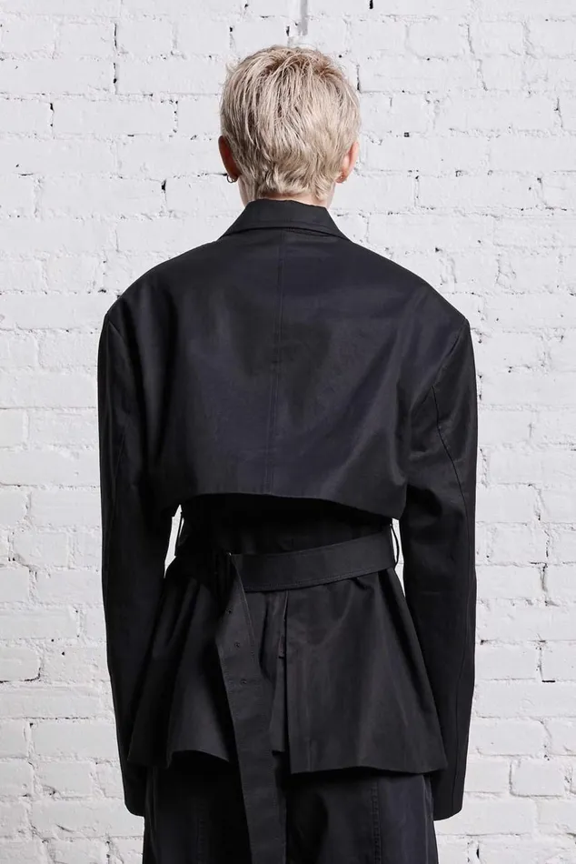 TRENCH VENT BLAZER 8211 BLACK Women R13 Jackets and Coats
