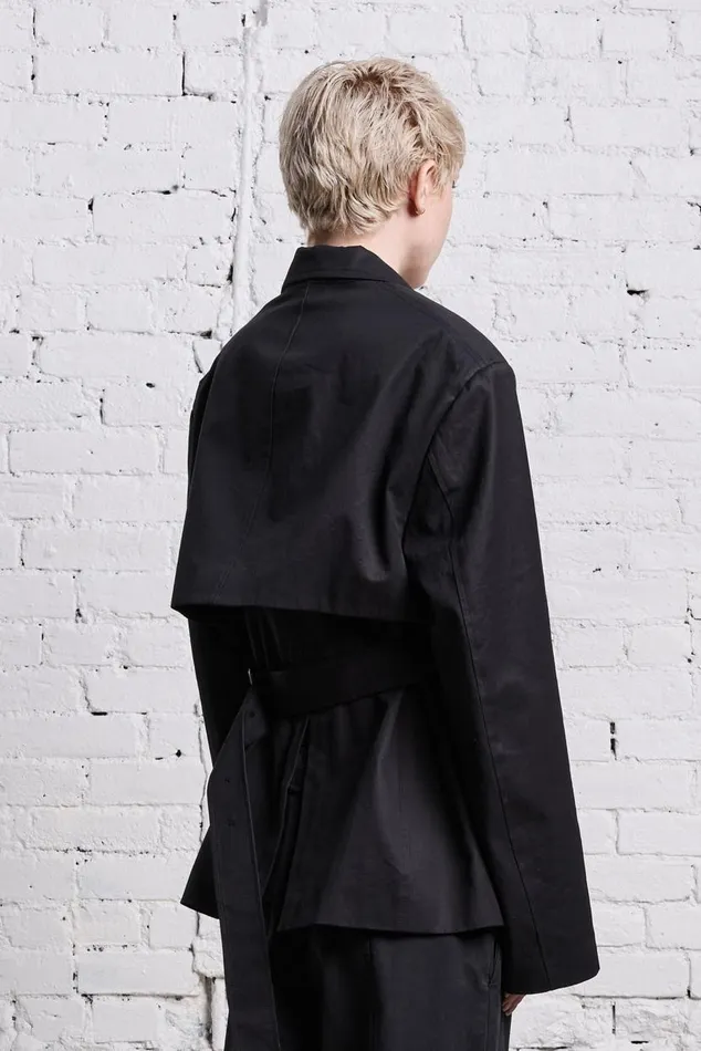 TRENCH VENT BLAZER 8211 BLACK Women R13 Jackets and Coats
