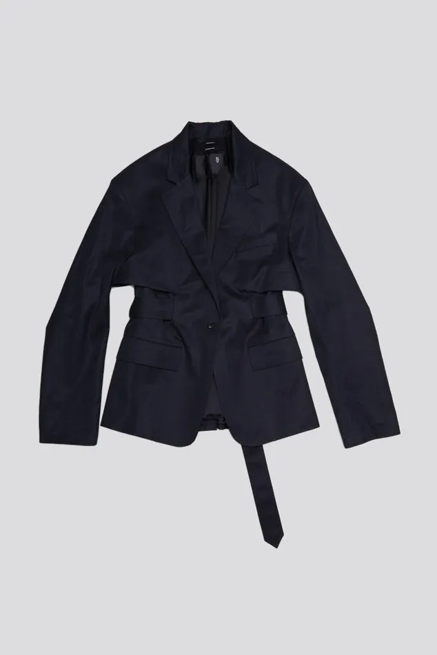 TRENCH VENT BLAZER 8211 BLACK Women R13 Jackets and Coats
