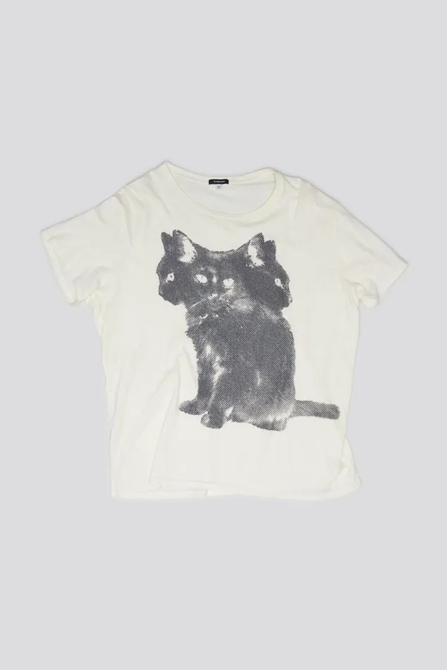 TRIPLE CAT BOY T 8211 ECRU Women R13 TShirts