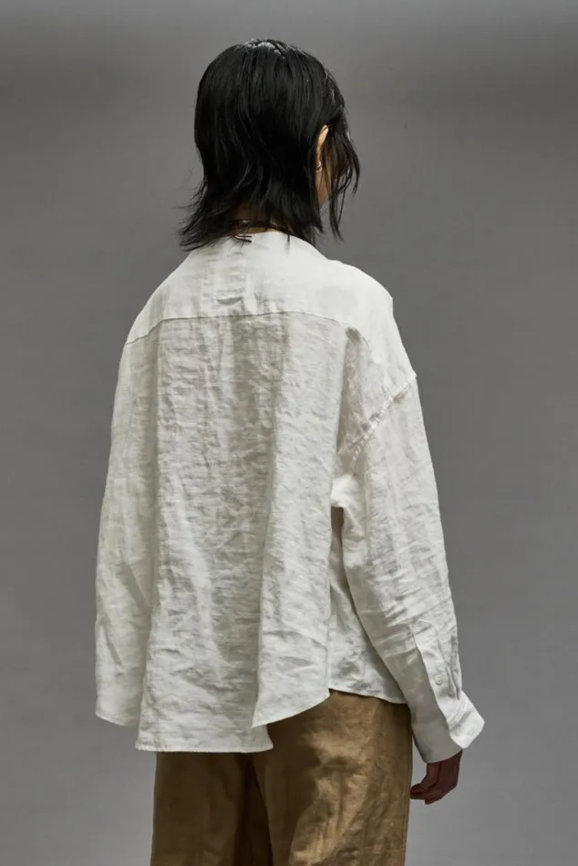 TWISTED NECK SHIRT 8211 WHITE Women R13 Tops