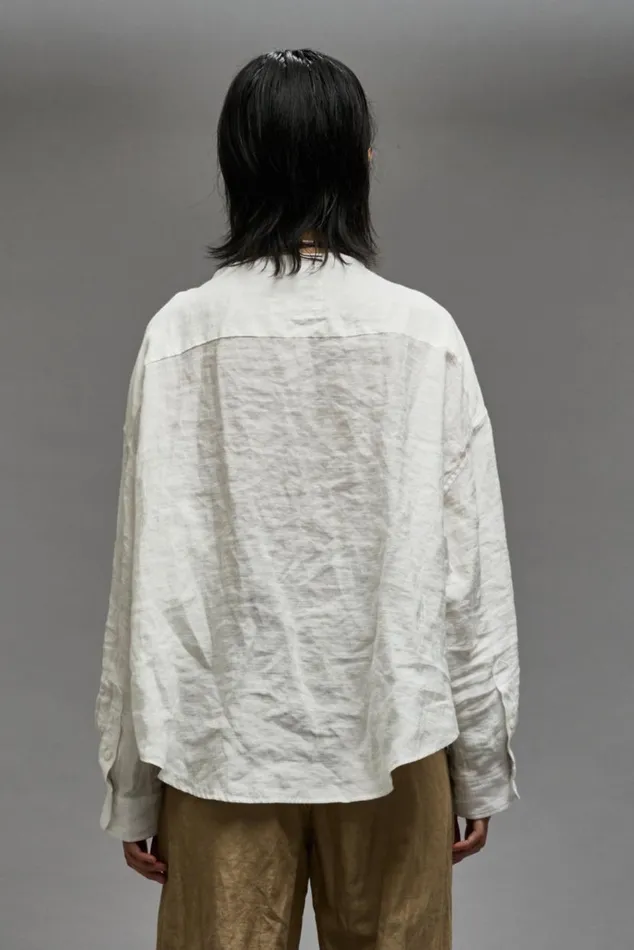 TWISTED NECK SHIRT 8211 WHITE Women R13 Tops