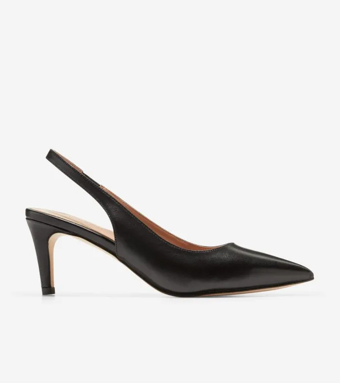 Vandam Sling Back Pumps Black Women Cole Haan Heels and Pumps