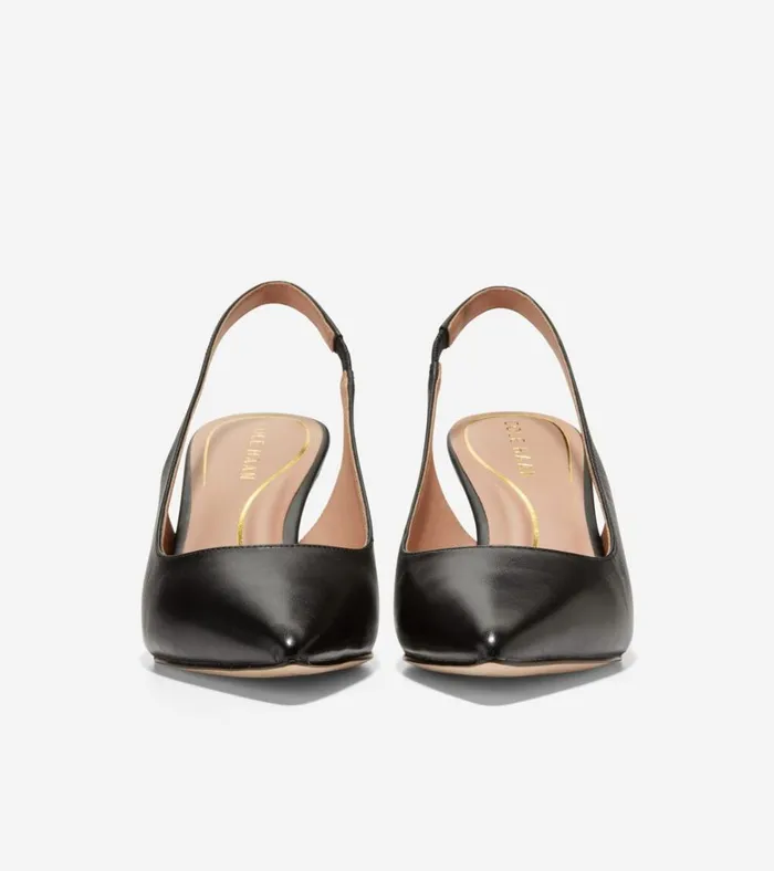 Vandam Sling Back Pumps Black Women Cole Haan Heels and Pumps