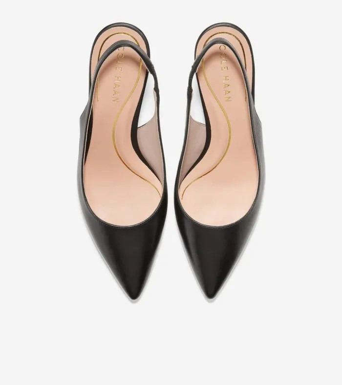 Vandam Sling Back Pumps Black Women Cole Haan Heels and Pumps