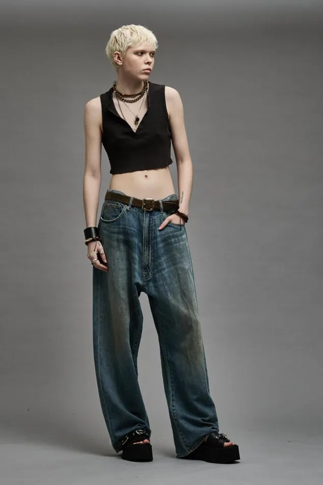 VENTI JEAN 8211 WEBER LINEN INDIGO Women R13 Denim