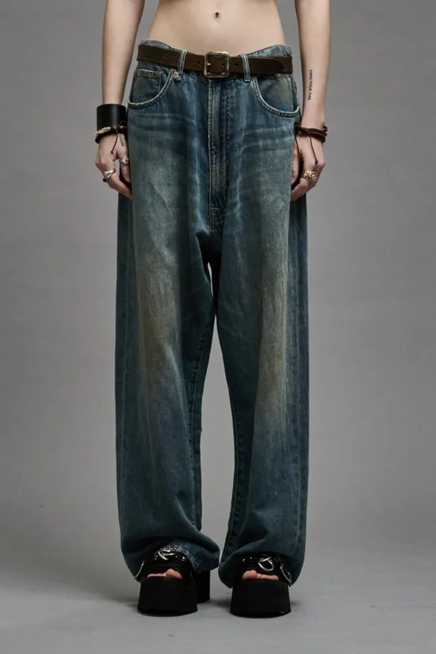 VENTI JEAN 8211 WEBER LINEN INDIGO Women R13 Denim