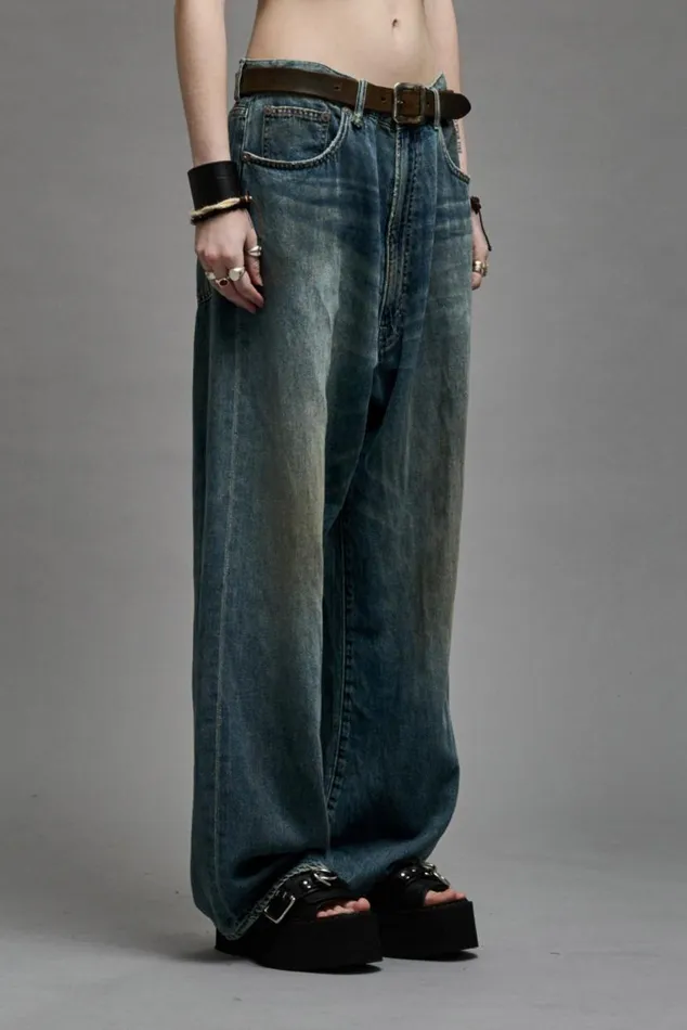 VENTI JEAN 8211 WEBER LINEN INDIGO Women R13 Denim