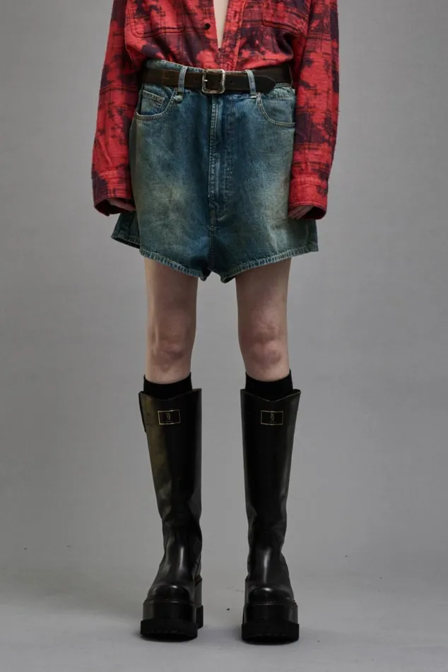 VENTI SHORT 8211 WILTON INDIGO Women R13 Denim