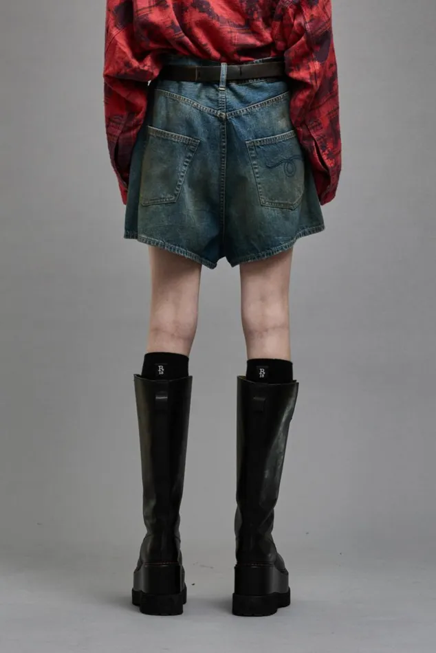 VENTI SHORT 8211 WILTON INDIGO Women R13 Denim