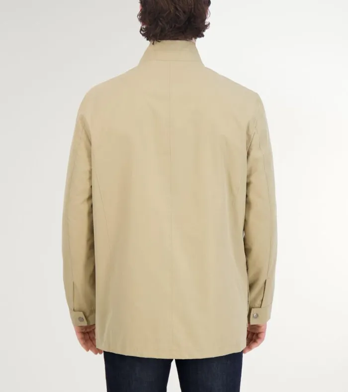 WaterResistant Jacket Khaki Men Cole Haan Softshell Jackets
