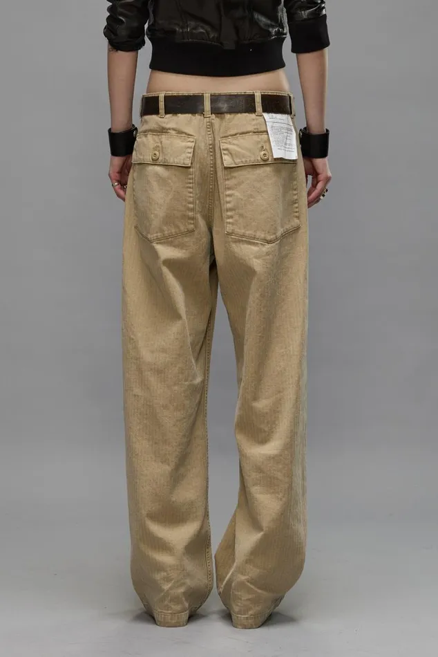 WIDE LEG UTILITY PANT 8211 BEIGE Women R13 Pants and Shorts