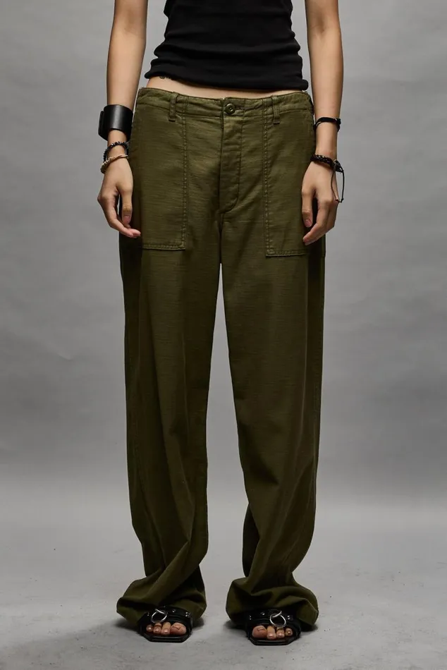 Wide Leg Utility Pant 8211 Olive Women R13 Pants and Shorts