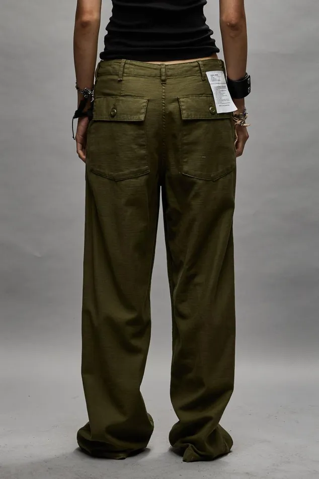 Wide Leg Utility Pant 8211 Olive Women R13 Pants and Shorts