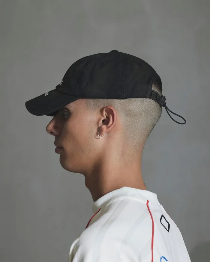 WomenMen Hats And Caps Han Kjbenhavn Silence Logo Baseball Cap 8211 Anthracite Black