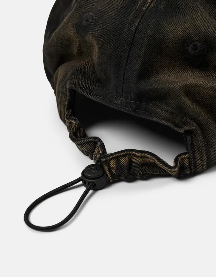 WomenMen Hats And Caps Han Kjbenhavn Silence Logo Baseball Cap 8211 Anthracite Black
