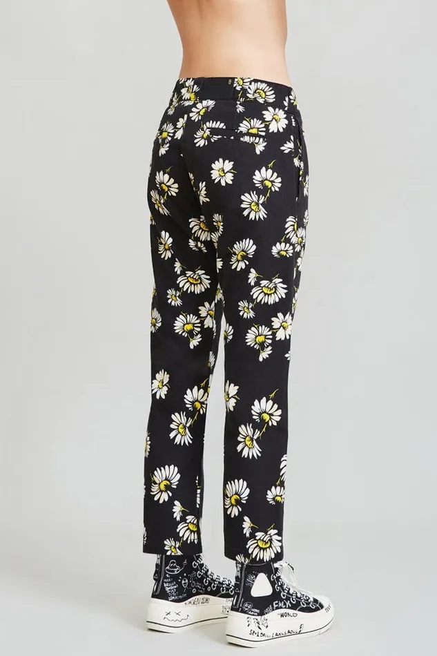 Workwear Drop 8211 Daisy On Black Official Site Women R13 Pants and Shorts