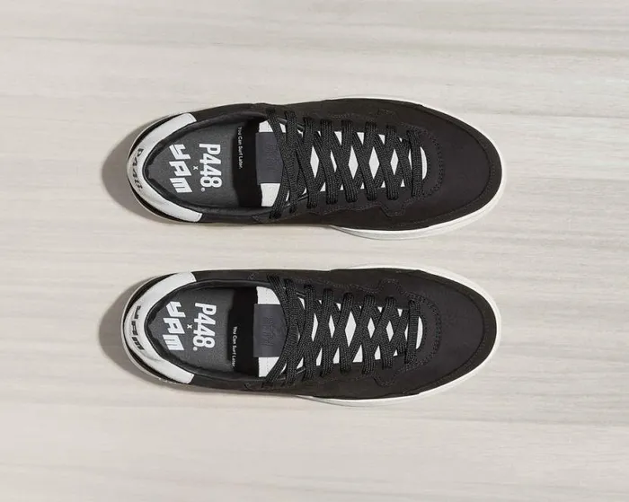 Yam BlackBianco WomenMen P448 Low Tops Yam BlackBianco WomenMen P448 Low Tops