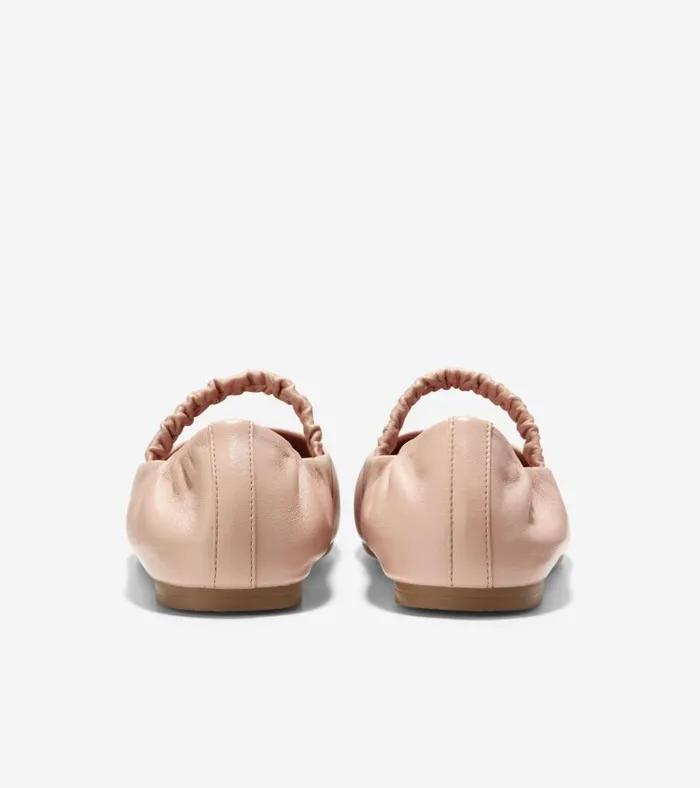 Yvette Ballet Flats Porcelainblack Patent Women Cole Haan Flats and SlipOns