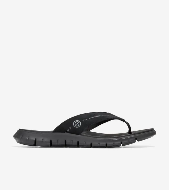 ZERGRAND Thong Sandal Black Men Cole Haan Sandals