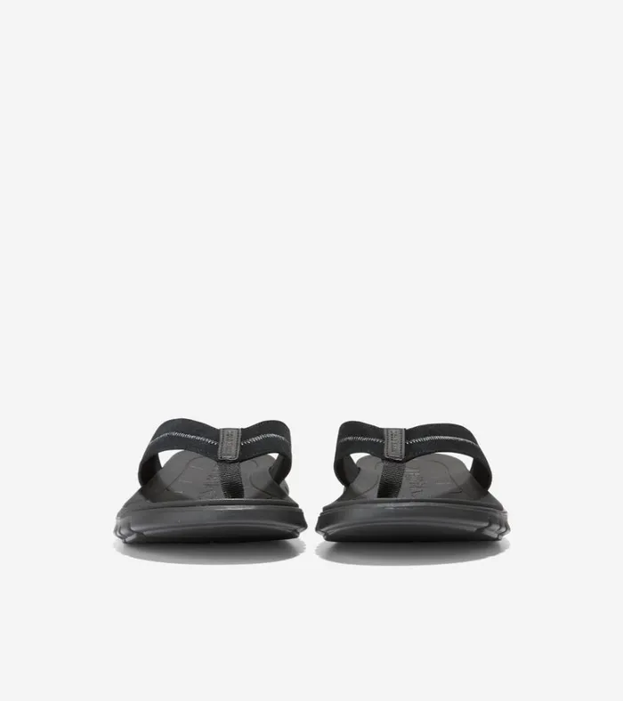 ZERGRAND Thong Sandal Black Men Cole Haan Sandals