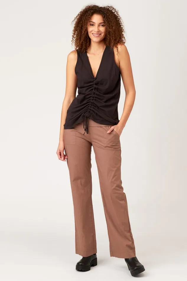4Pocket Fold Over Pant Bark Clothing XCVI Pants
