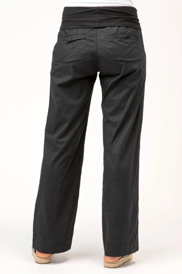 4Pocket Fold Over Pant Black Clothing XCVI Pants