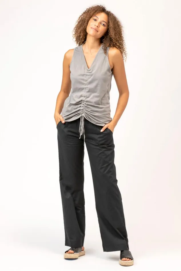 4Pocket Fold Over Pant Black Clothing XCVI Pants